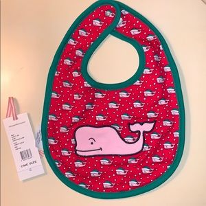 Vineyard Vines Santa Whale Bib